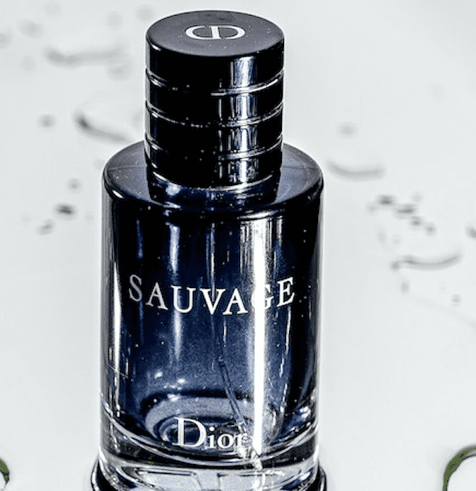 bottle of dior sauvage in 3.4 oz